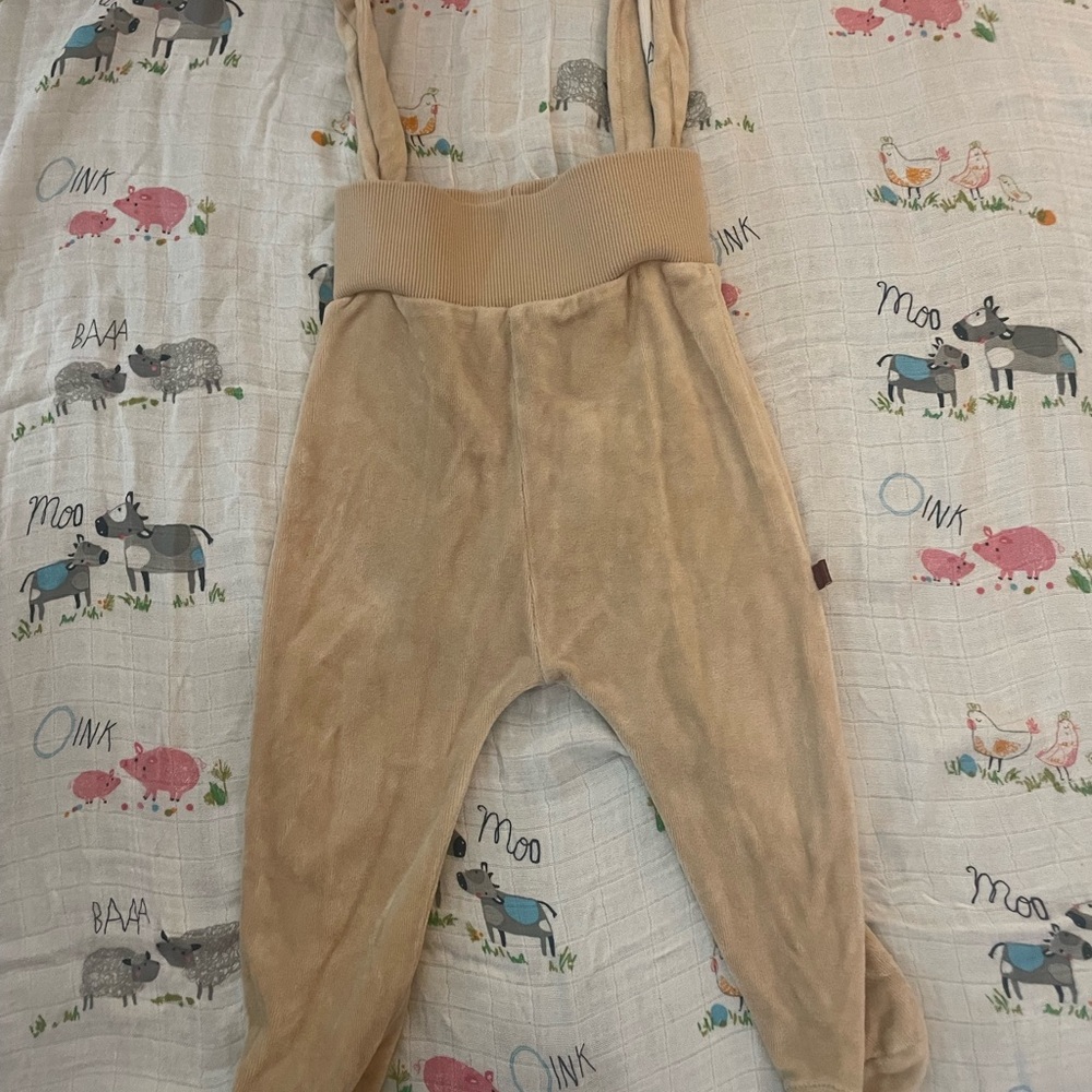Kidwild Tan Jumpsuit with Relaxed Fit and Versatile Style